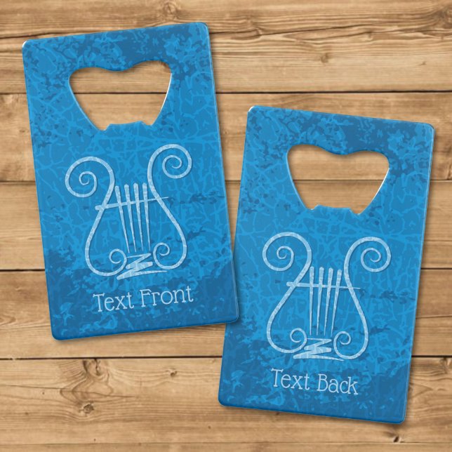 Fond de lyre bleue (Créateur téléchargé)