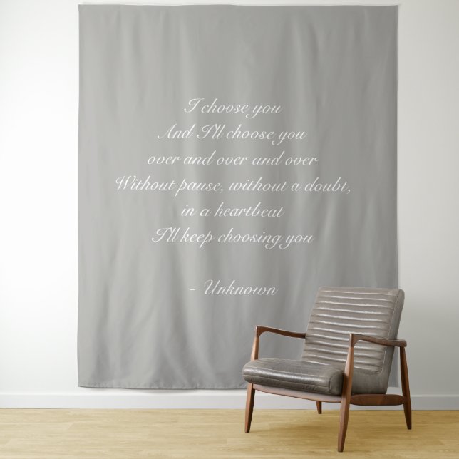 Fond de mariage | Tapisserie de mariage | Minimal  (En situation)