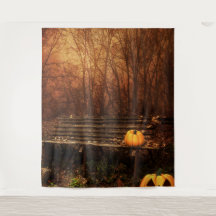 Fond de photographie pour Halloween en tapisserie
