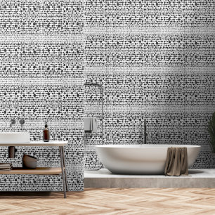 Fond d'écran ethnique Boho - Décor de mur noir et 