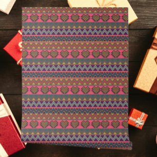 Fond d'écran Tribal Energy - Mur géométrique boho 
