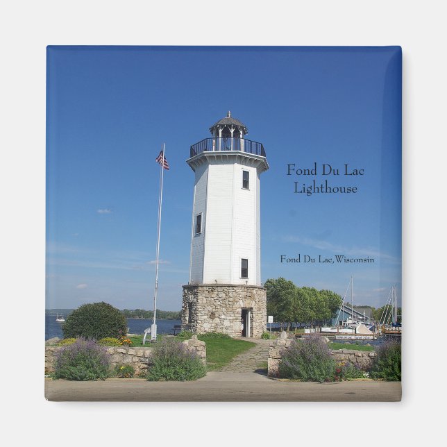 Fond Du Lac Lighthouse Magnet (Vorne)
