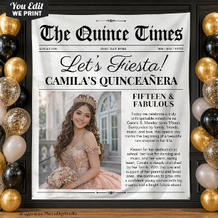 Fond personnalisé pour Quinceañera Tapisserie de j