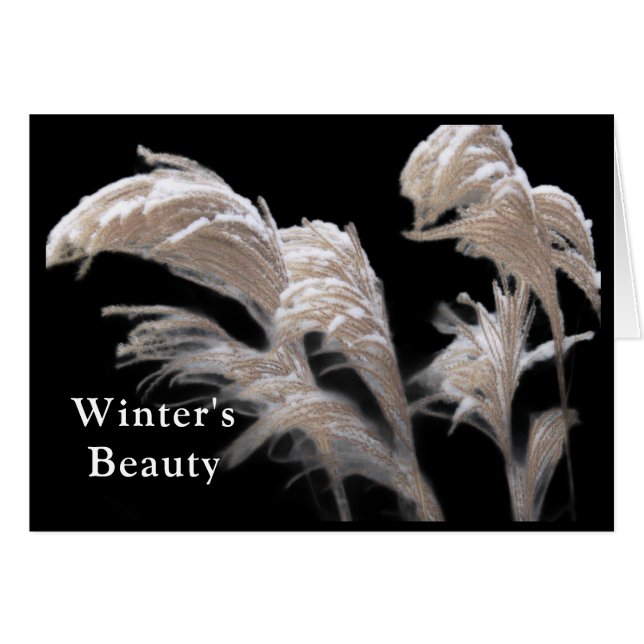 FOND THOUGHTS VON IHNEN DIESE FERIENSAISON/ SCHNEE (Vorderseite (Horizontal))