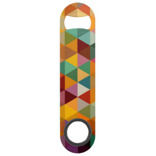Fond vintage de motif de triangles