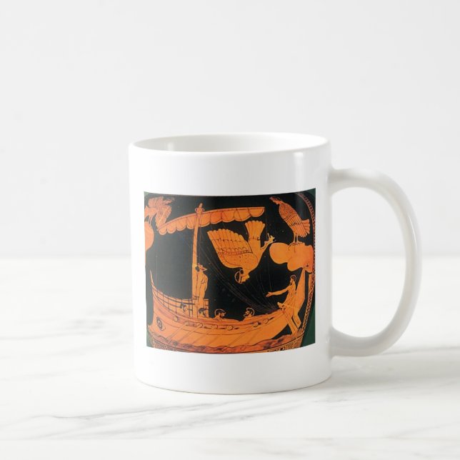 Fondateur mythologique d'Ulysse-Sirènes de tasse (Droite)