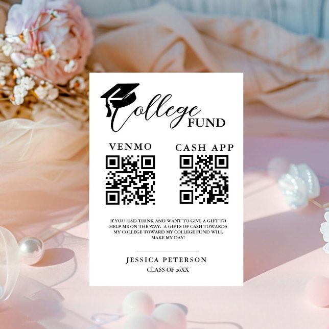 Fonds für moderne Uni Oberschulfonds QR-Code Sockelschild (Von Creator hochgeladen)