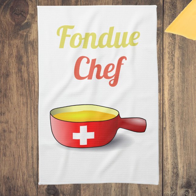 Fondue-Chef Geschirrtuch (Von Creator hochgeladen)