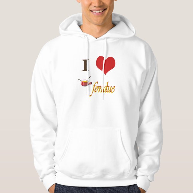 Fondue des Herzens I Hoodie (Vorderseite)