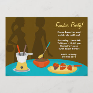 Fondue-Party Einladung