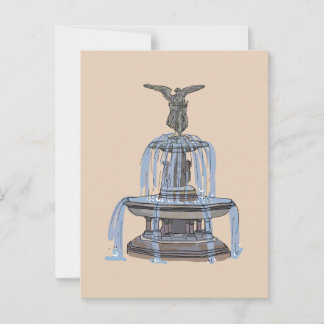Fontaine Bethesda - New York City - Carte postale