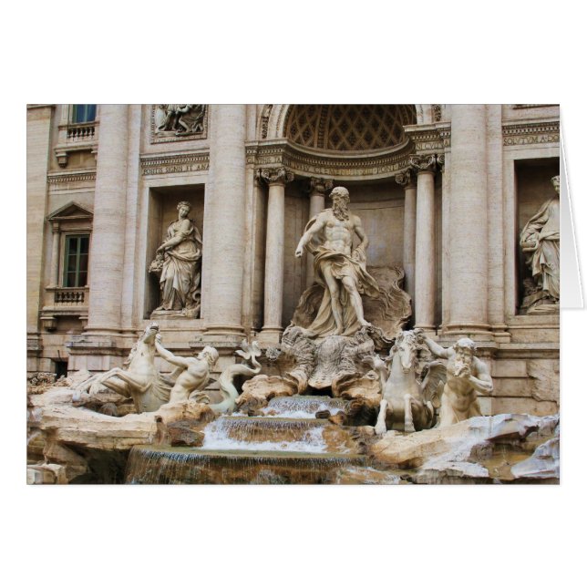 Fontaine de Trevi Rome Italie (Devant horizontal)