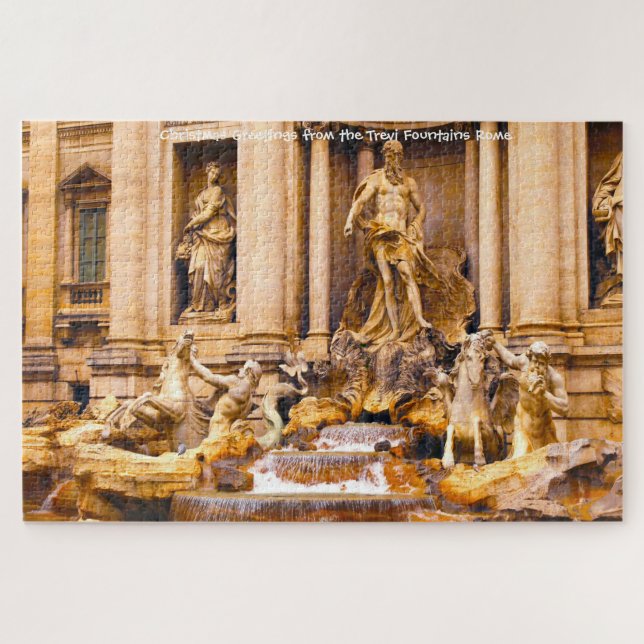 Fontaine de Trévi Rome. Puzzle (Horizontal)