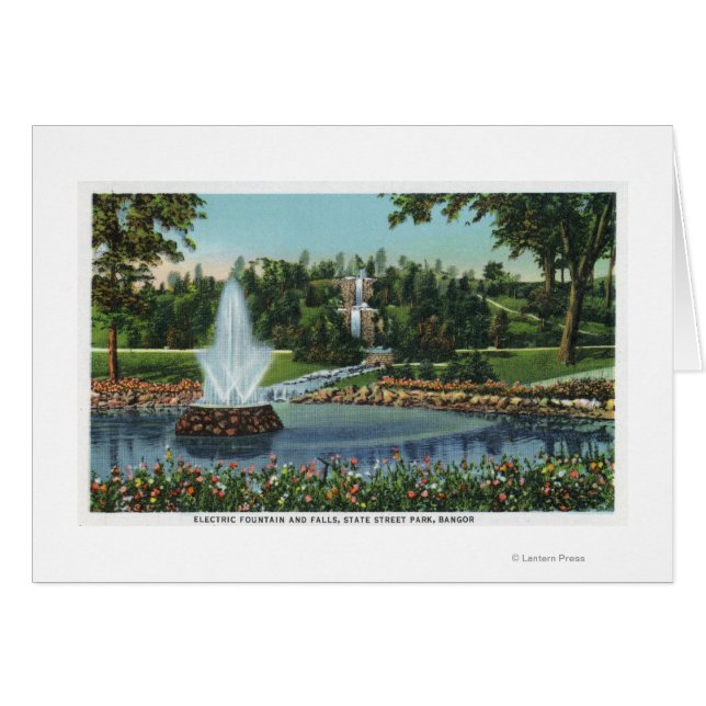 Fontaine électrique et chutes (Devant horizontal)