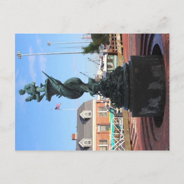 Fontaine historique - Massachusetts Carte postale (Devant)