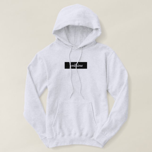 Fontaine Hoodie ,(Black) (Design vorne)