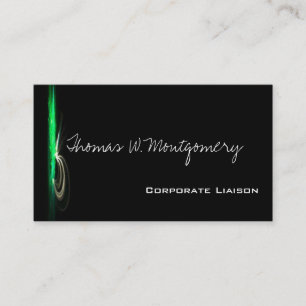 Fontaine moderne Vert Cartes de visite