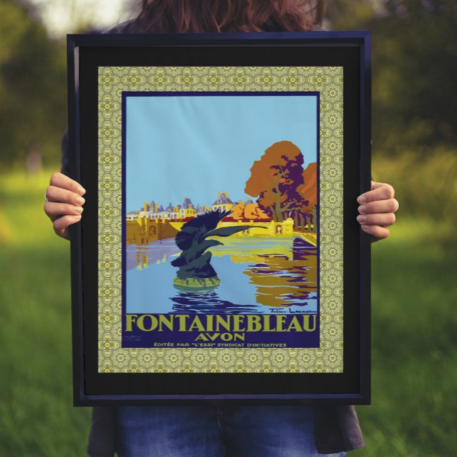 Fontainebleau Avon France Poster Français (Créateur téléchargé)
