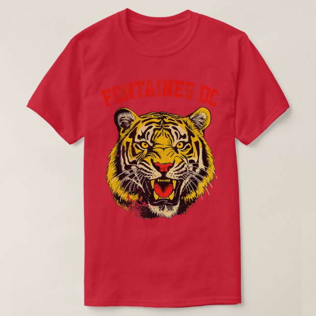 Fontaines DC Original Vintage Lüfterdesign T-Shirt (Design vorne)