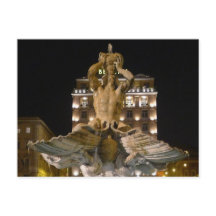 Fontana del Tritone, Rom, Italien -