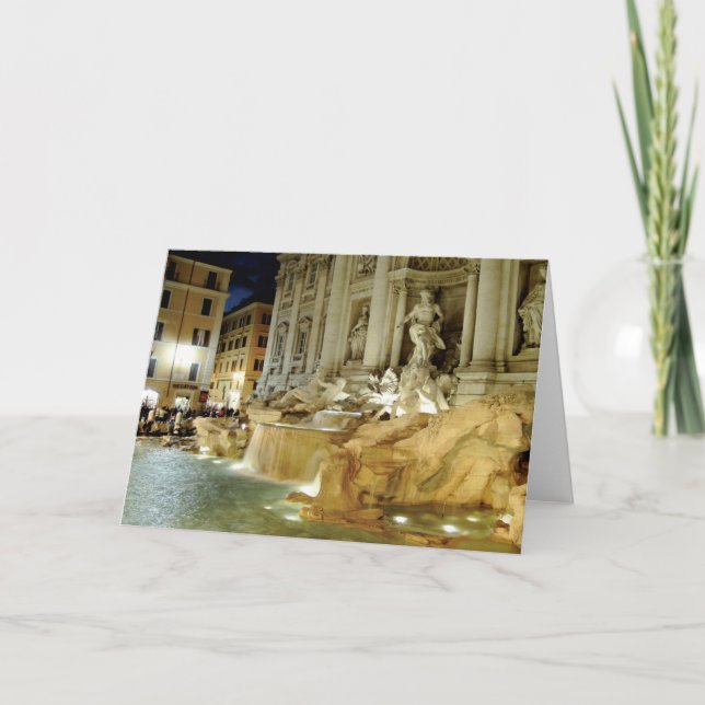 Fontana di Trevi Karte (Vorderseite)