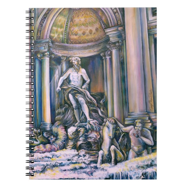 Fontana Di Trevi, Roma, Italien Notizblock (Vorderseite)