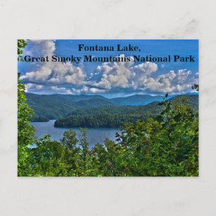 Fontana Lake, Great Smoky Mountains Carte postale