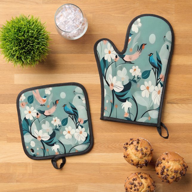 Fontus Ofenhandschuh & Topflappen-Set (Fontus Oven Mitt & Pot Holder Set
)