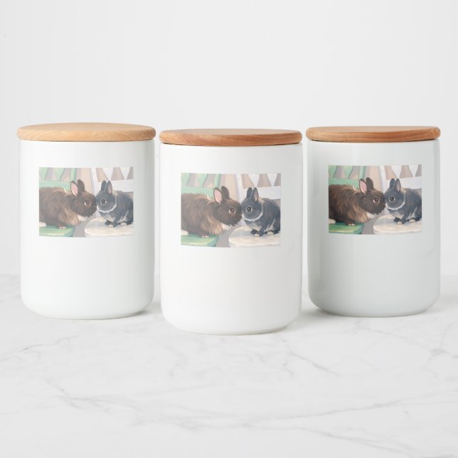 Food and Beverage Label Set Lebensmitteletikett (Flaschen)