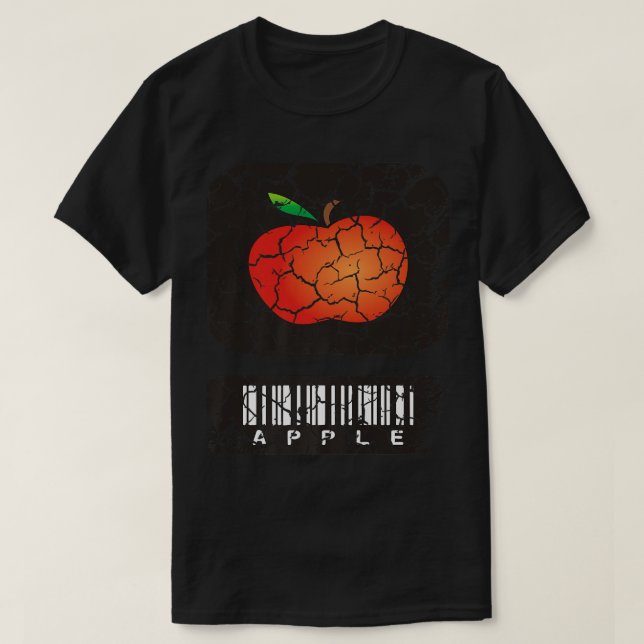 Food Cooking Feinschmecker Apple gestört T-Shirt (Design vorne)