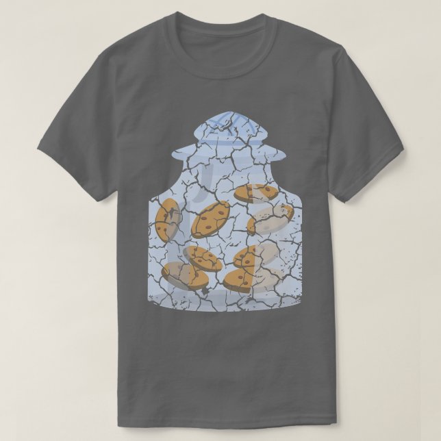 Food Cooking Feinschmecker Cookie Jar DistressedT- T-Shirt (Design vorne)