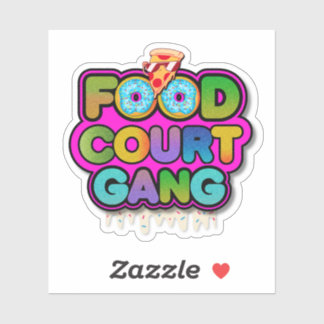 Food Court Gang Logo Aufkleber