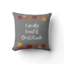 Food Family Erntedank Themed Kissen