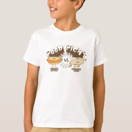 Food Fight! Hotdog vs. Potsticker T-Shirt