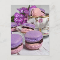 Food Fotografy Nachmittagstee Berry Macarons