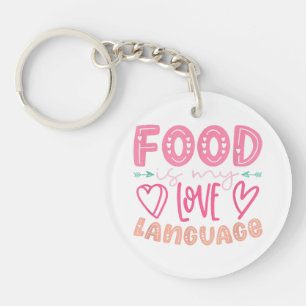 Food Is My Love Language - Retro Food Lover Chef C
