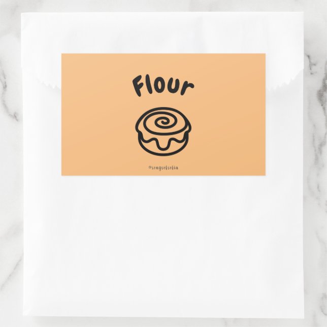 Food Label Sticker (Tasche)