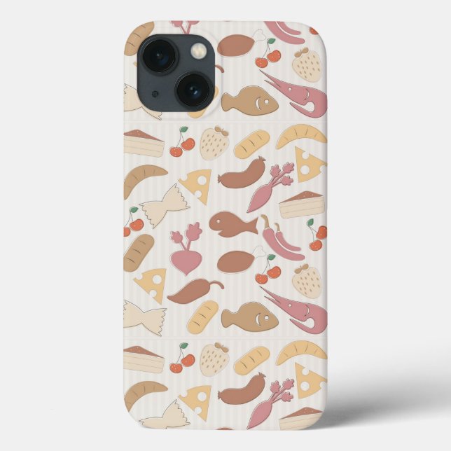 Food Pattern 2 Case-Mate iPhone Hülle (Rückseite)