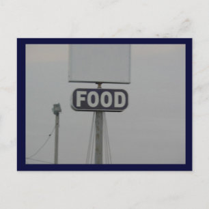 Food-Postkarte Postkarte