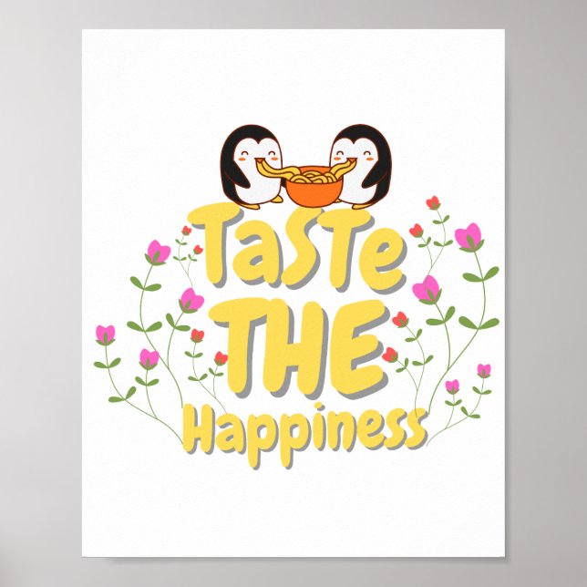 Food Quote Wall Art  Poster (Vorne)