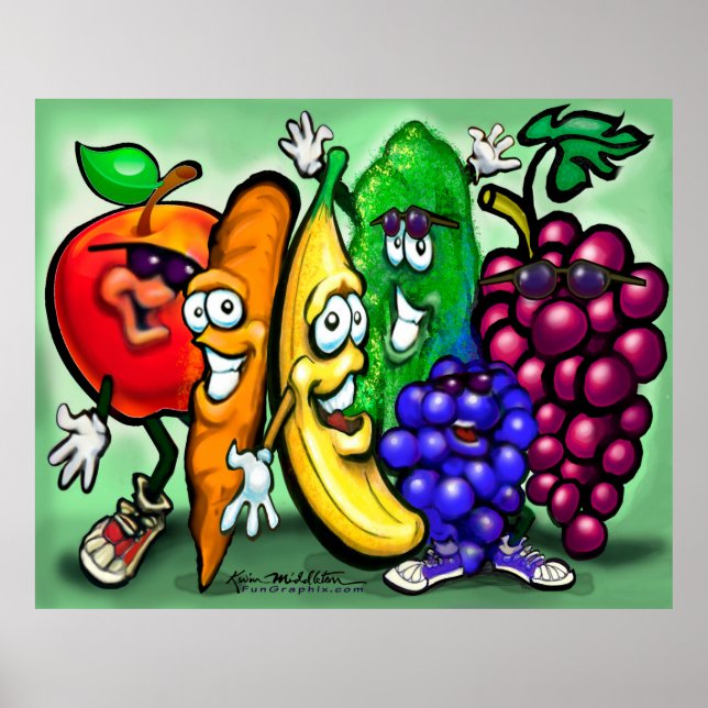 Food Rainbow Partys Poster (Vorne)