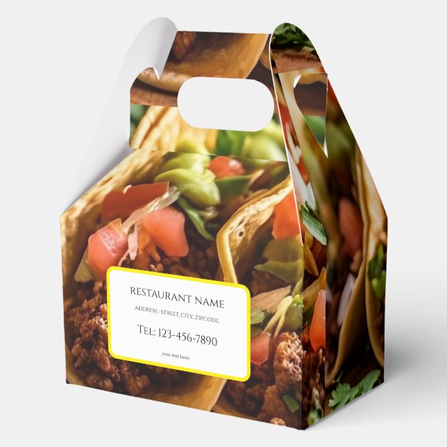 food/ restaurant/ package style geschenkschachtel (Vorderseite)