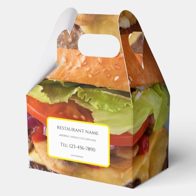 food/ restaurant/ package style geschenkschachtel (Vorderseite)