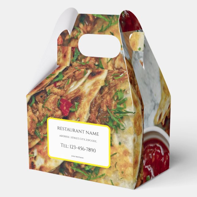 food/ restaurant/ package style geschenkschachtel (Vorderseite)