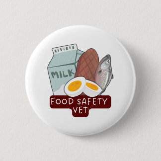 Food Safety Vet–Veterinary Food Inspection Design Button