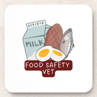 Food Safety Vet–Veterinary Food Inspection Design Getränkeuntersetzer