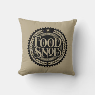 Food Snob - Liebhaber von lustigen Lebensmitteln Kissen