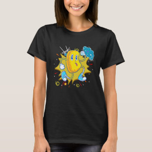 Foodie Chicken Nuggets Laufendes Chicken Nugget T-Shirt