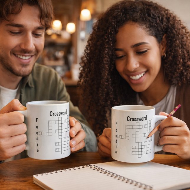 Foodie Crossword Puzzle | Interactive Brain Teaser Kaffeetasse (Von Creator hochgeladen)