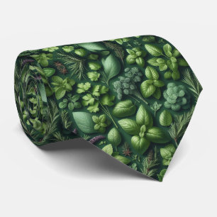 Foodie-Küchen-Schlips Frische Gartenkräuter Krawatte
